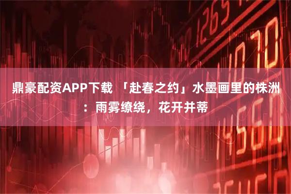 鼎豪配资APP下载 「赴春之约」水墨画里的株洲：雨雾缭绕，花开并蒂